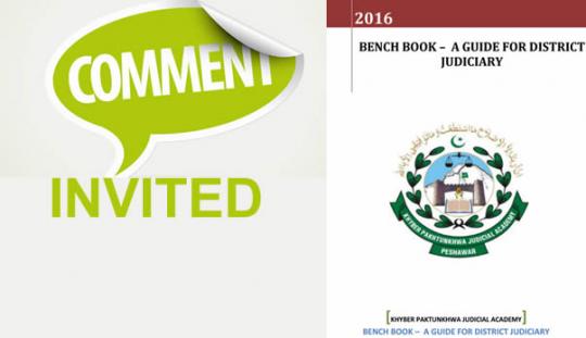 COMMENTS INVITED: Addition of the most common questions to the Bench Book, 2016